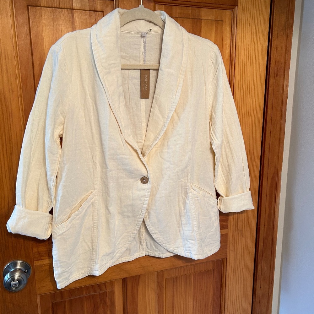 NWT Anthropologie Hello Nite Cotton Blazer